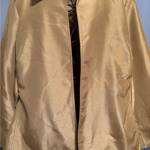 Gold satiny material blazer/jacket